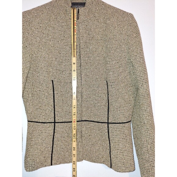 Kasper Women's Two Piece Skirt Suit Brown And Black Textured | Size 6 - Picture 10 of 16